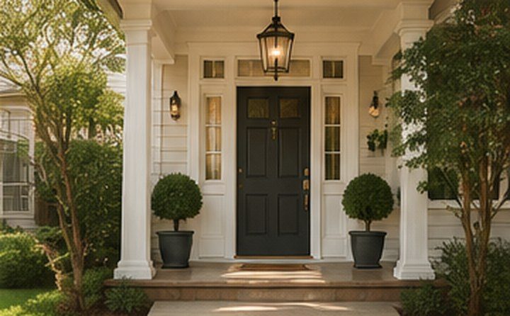 Front porch of a classic South Bay home